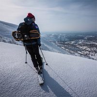 Mt. Yoichi Ski Tour Route, Hokkaido, Japan Mt. Yoichi Ski Tour Route, Hokkaido, Japan